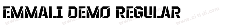 Emmali DEMO Regular字体转换